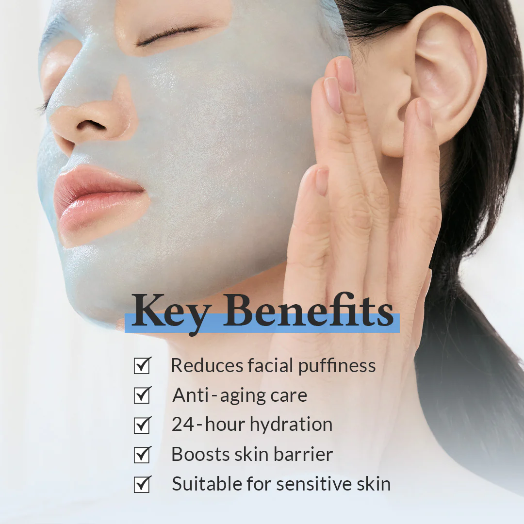 Aqua Blue Hydration Mask (Pack of 4) - Image 3