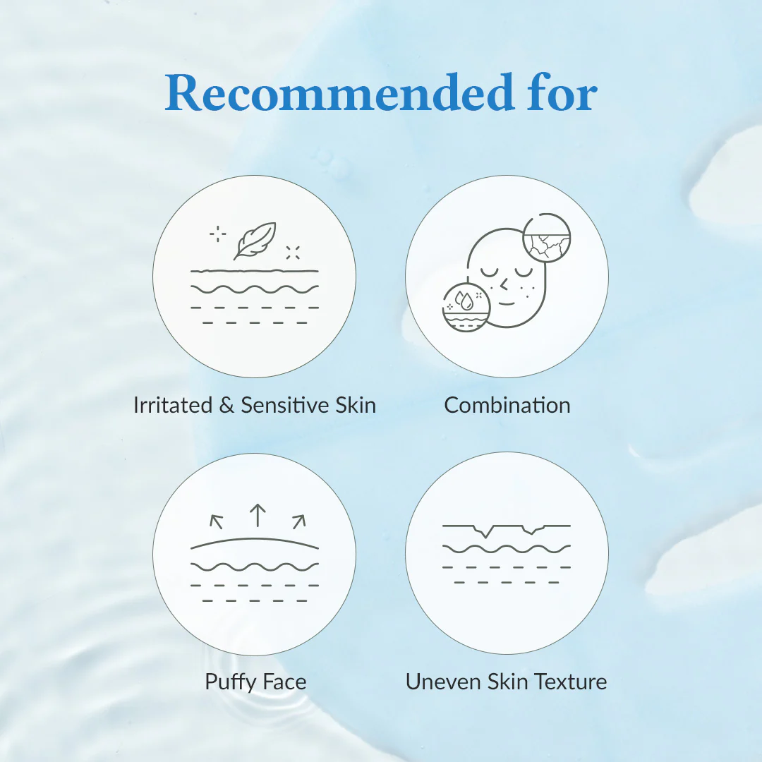 Aqua Blue Hydration Mask (Pack of 4) - Image 7