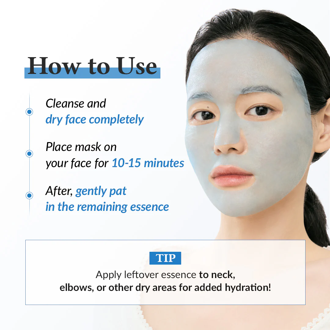 Aqua Blue Hydration Mask (Pack of 4) - Image 8